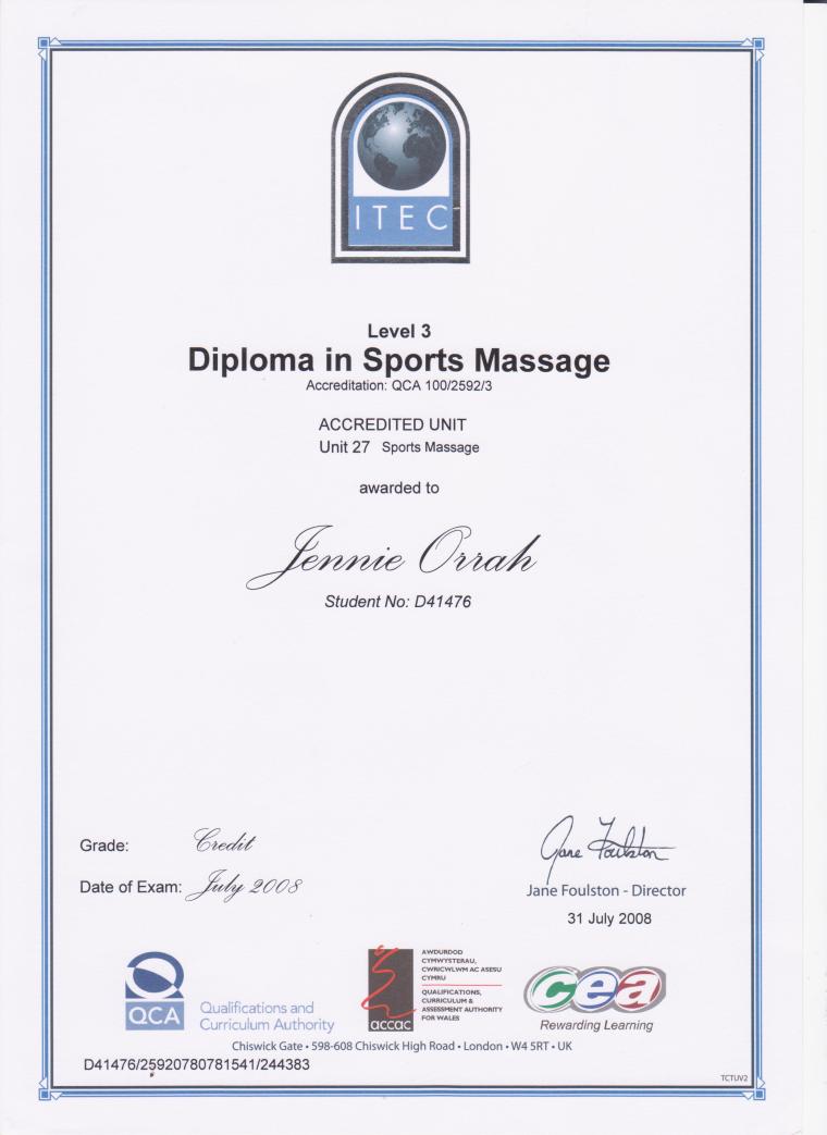 Sports Massage Diploma